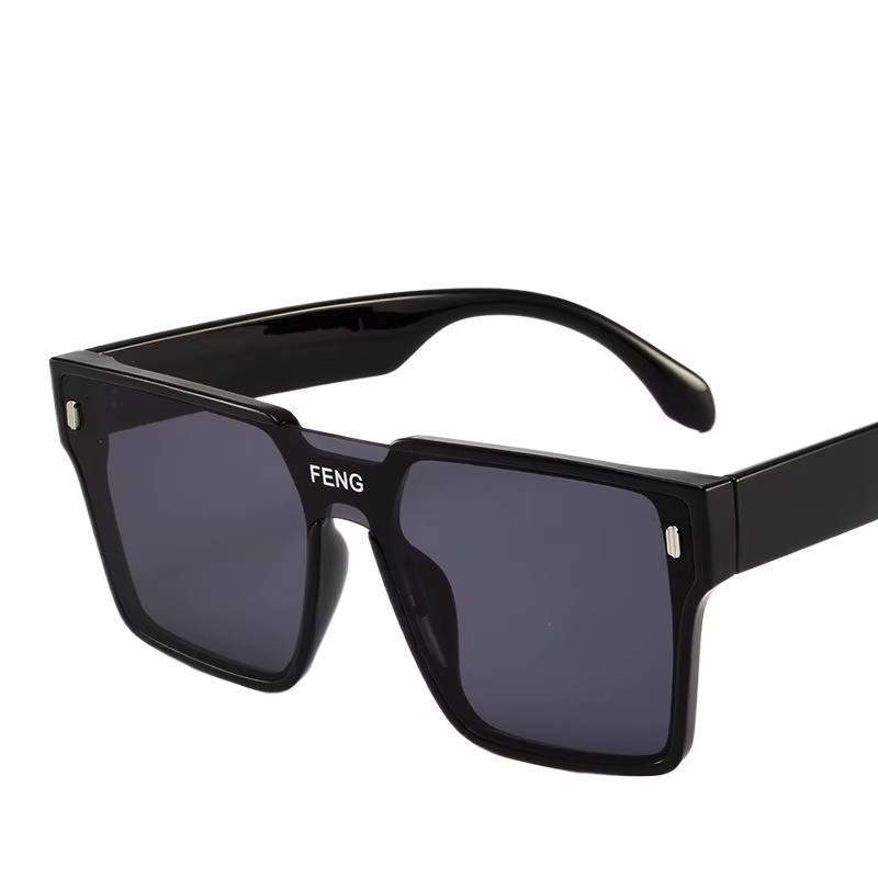 BMAD Sonnenbrille, quadratisch, Vollrand, Kunststoff, Schwarz, Unisex - Bild 3
