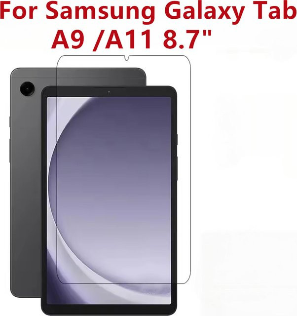 Samsung Displayschutzfolie aus gehärtetem Glas für Galaxy Tab A11 2025 A9 8,7 Zoll SM-X133 X135 X110 X115, transparent - Bild 1
