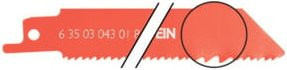 3er Pack Universal Fein Sägeblätter in Rot, Länge: 125 mm, Zahnabstand: 2,5 mm - Bild 1