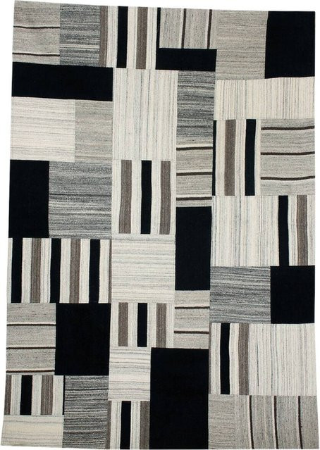 Kayoom Kurzflorteppich Radical 320 und 325 Handgewebter Jacquard Kilim mehrfarbig B/L: 200 x 290 cm, Höhe: 1,5 cm - Bild 1