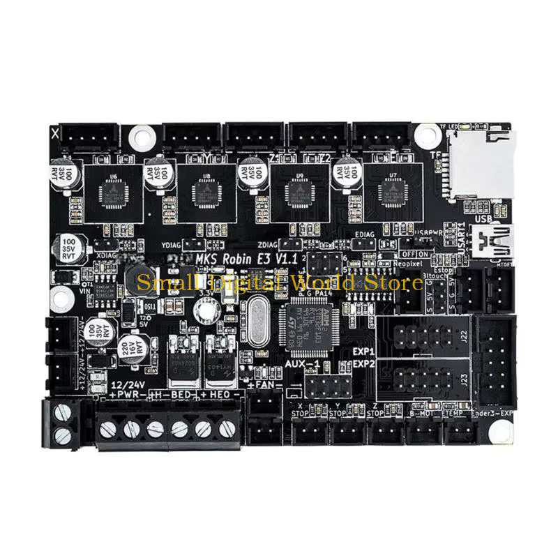 MKS Robin E3 V1.1 Motherboard mit TMC2209 Treibern für Ender 3 und Ender 5 in Schwarz - Bild 3