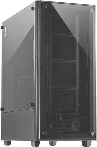 Inter-Tech C-303 Mirror Full Tower PC-Gehäuse in Schwarz - Bild 1