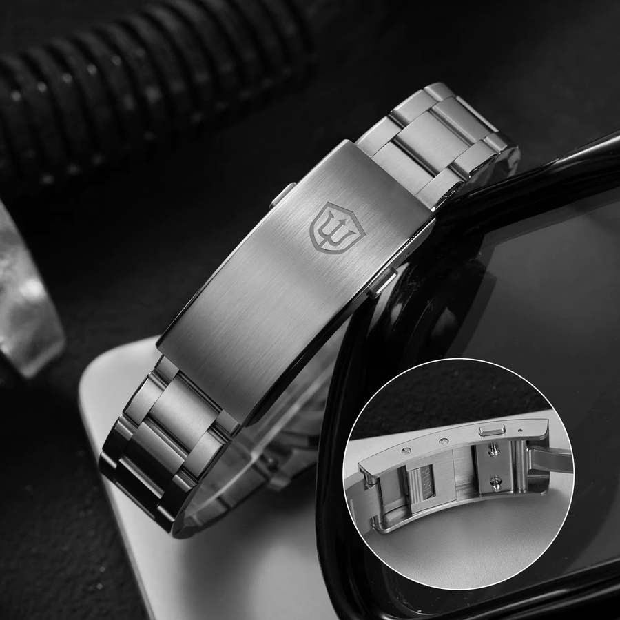 Watchdives Armbanduhr Automatik, Edelstahl, 39 mm, Keramik, Herren - Bild 5