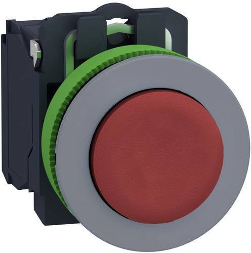 Schneider Electric Harmony XB5F Drucktaster XB5FLCUST02, Kunststoff, Rot, 30mm - Bild 1