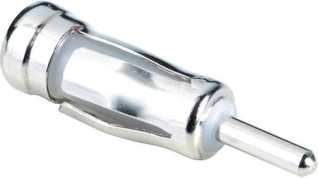 Hama Antennen-Adapter Stecker DIN auf Kupplung ISO in Silber (00043642) - Bild 1
