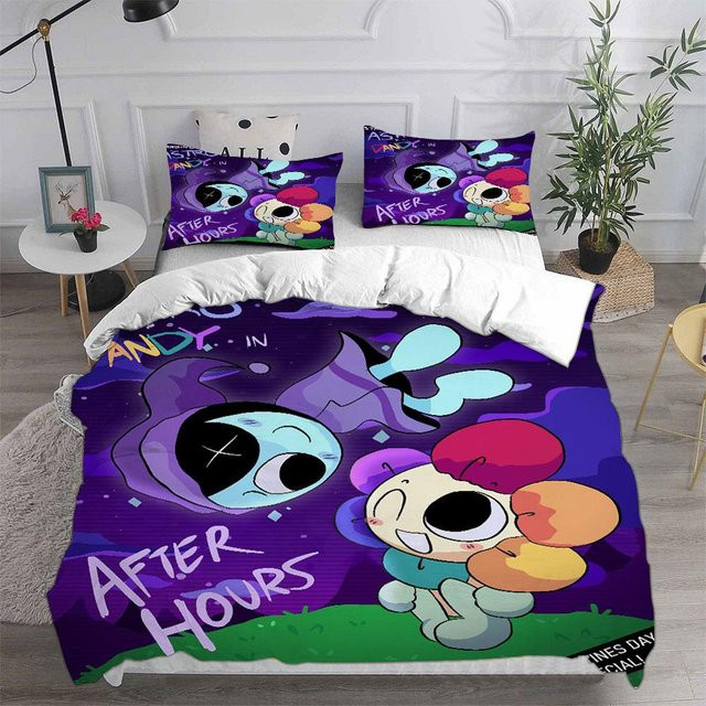 Dandy's World Bettwäsche-Set mit 3D-Druck und Kissenbezügen von Your Warm Home, Mehrfarbig, B/H: 135 x 200 cm - Bild 1