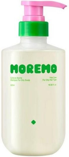 moremo Caffeine Biome Shampoo, 500 ml, für fettiges Haar, mit Koffein - Bild 1