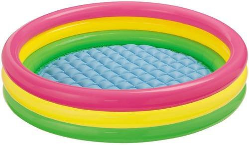 Intex aufblasbarer Kinderpool rund, Mehrfarbig, Durchmesser: 147 cm, Höhe: 25 cm - Bild 1