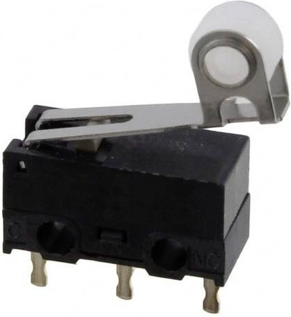 Omron D2F-01L2 Mikroschalter Schwarz 30 V/DC 0.1A - Bild 1