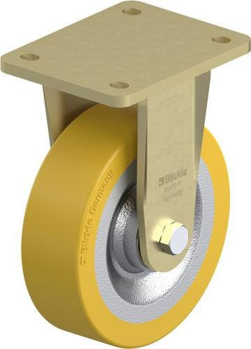 Blickle Bockrolle BS-SETH 160K aus Stahl mit 160 mm Rad-Durchmesser und 700 kg Tragfähigkeit - Bild 1