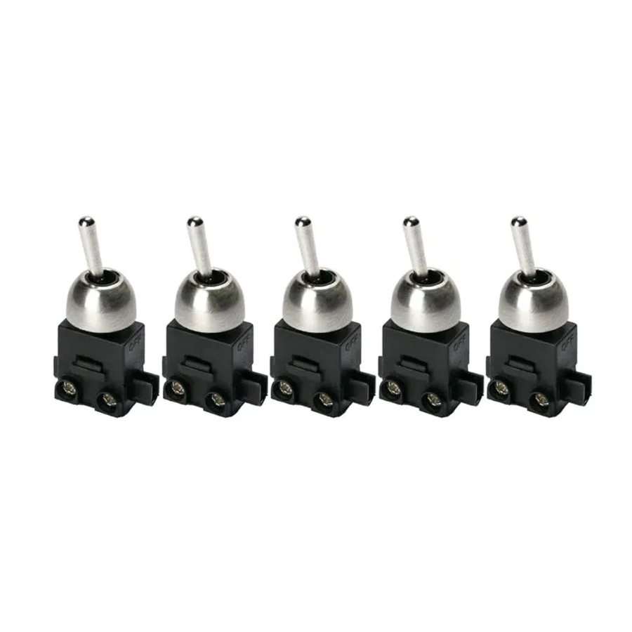 Orion Lightstyle Einbau-Kippschalter in Nickel, 5er Set - Bild 2