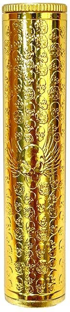 Retro-Buddha-Räuchergefäß aus Zinklegierung mit Relief-Handwerk von Yiran Furniture - Bild 1