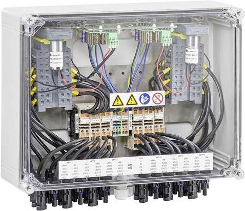 Weidmüller Generatoranschlusskasten PVC DC 2I 1O 6MPP RD WM4 11 in Rot und Transparent - Bild 1