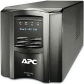 APC Smart-UPS SMT750IC USV mit 750VA und 500 Watt, Schwarz, mit LCD-Display, USB und APC SmartConnect - Bild 1