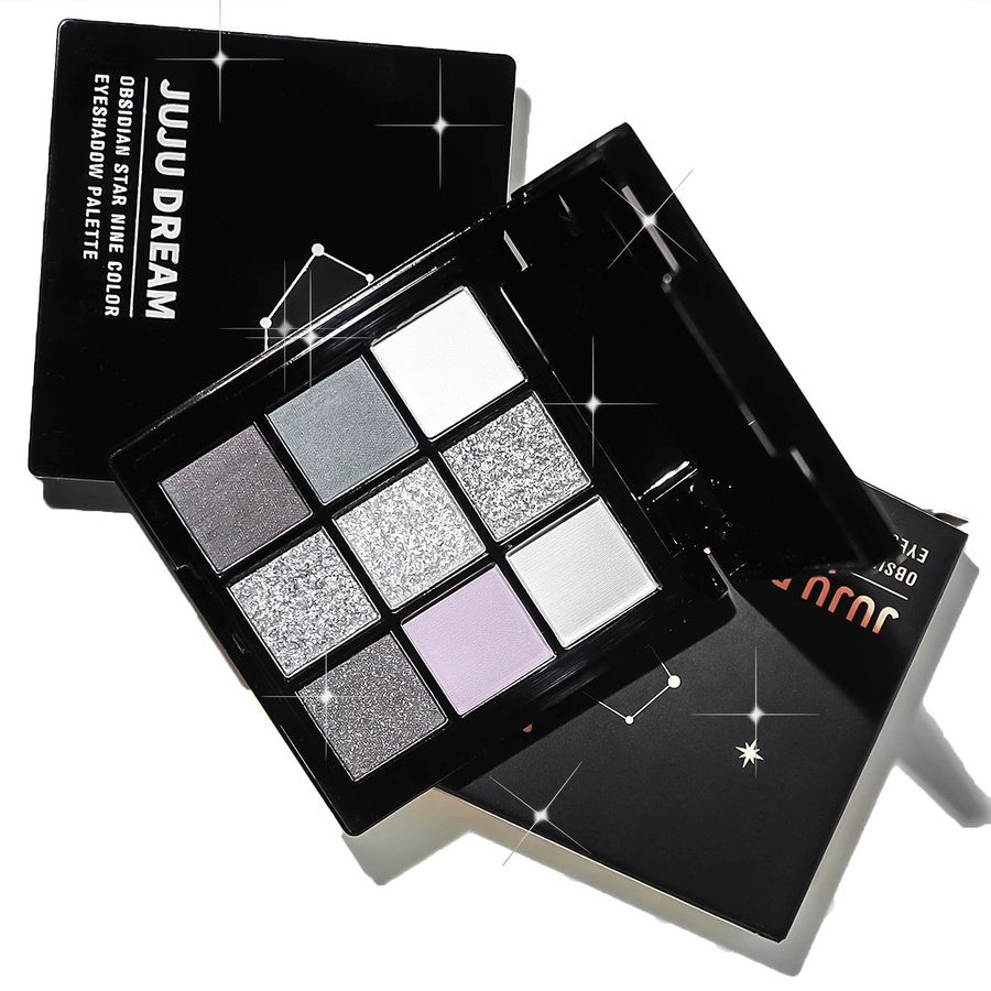 JUJU Dream Lidschatten-Palette, Grau-Rosa, Matt, Puder, Unisex - Bild 4