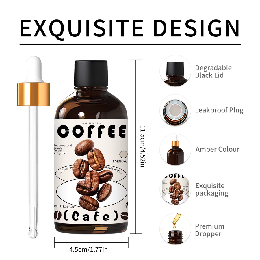 Embracex Kaffee Ätherisches Öl, 100 ml - Bild 3