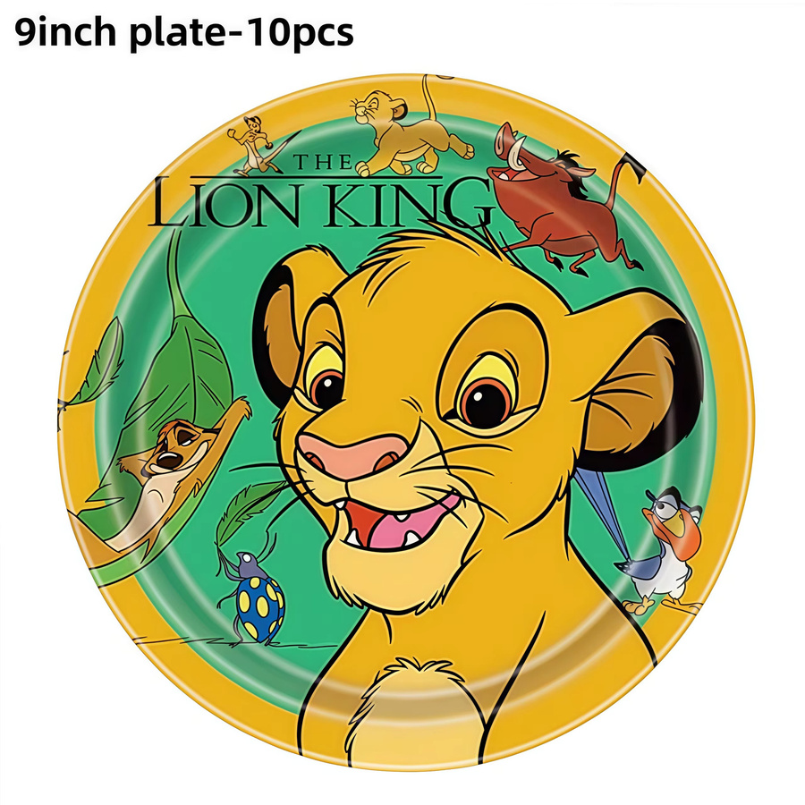 Potdemiel König der Löwen Simba Geburtstagsdekoration Set in Multicolour für Kindergeburtstage und Babypartys - Bild 2
