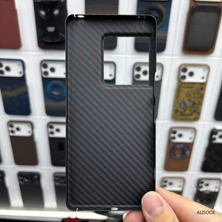 Capa Carbonfaser-Hülle für Sony Xperia 1 VIII, ultradünne Aramidfaser Hartschale in Schwarz - Bild 3