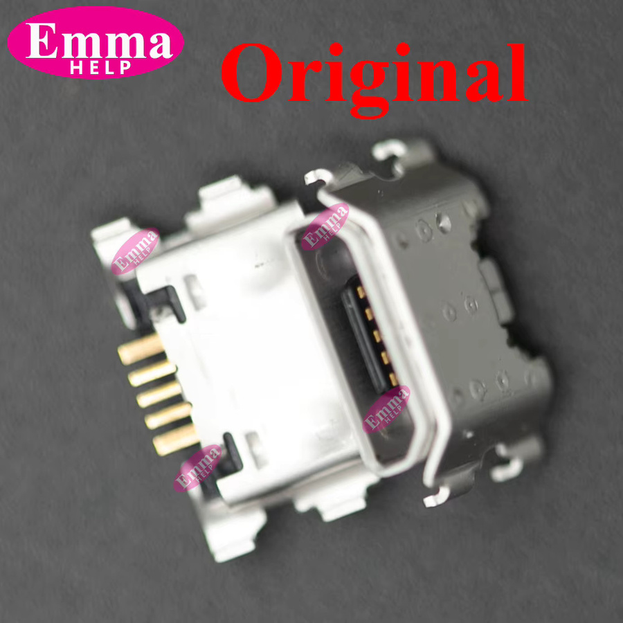 10 Stück Original Micro-USB Ladeanschluss für Samsung A-Serie in Silber - Bild 3