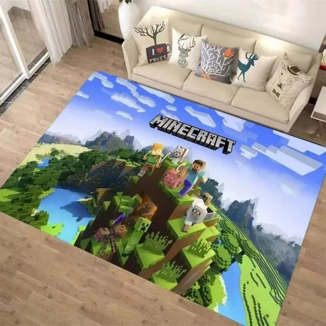 Karpetti 3D M-C Pixel Art Teppich in Multicolour, moderner abstrakter Teppich für Wohnzimmer und Schlafzimmer, B/B: 120 x 160 cm - Bild 1
