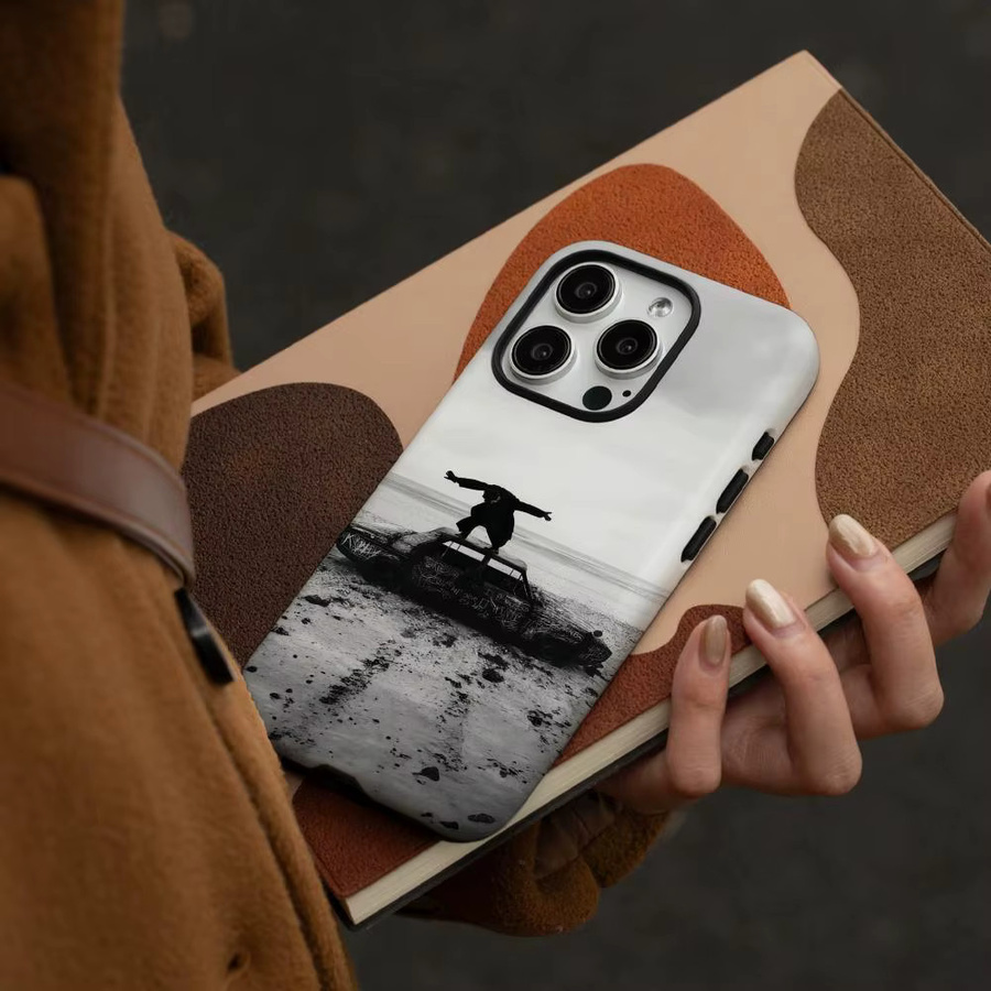 Handyhülle The 1975 Band Design für Apple iPhone 17 16 15 14 13 12 Pro Max Plus, glänzende HD-Doppelschicht-Flüssighartschale in Weiß und Multicolour - Bild 2