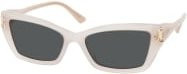 Jimmy Choo JC 5011U Sonnenbrille Cat Eye, Damen, beige, grey, Vollrand - Bild 1