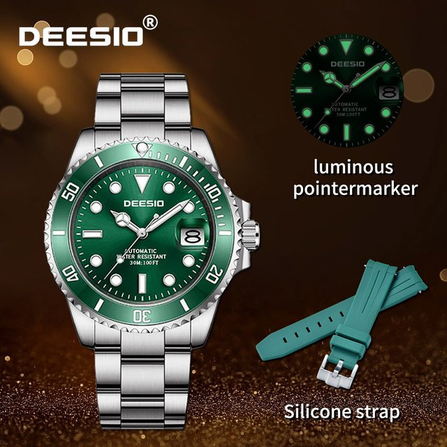 Deesio Armbanduhr Automatik, Edelstahl, Saphirglas, Herren - Bild 1