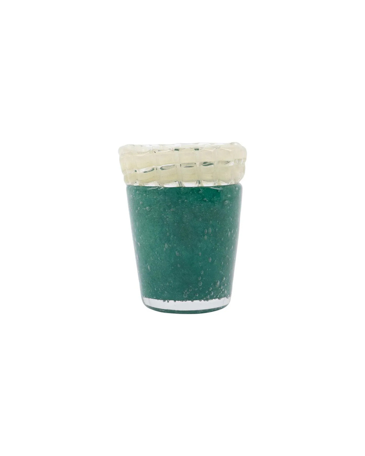 House Doctor Vase Kupla in Grün aus Glas mit Blasenstruktur im Retro-Design, Höhe: 9 cm - Bild 1