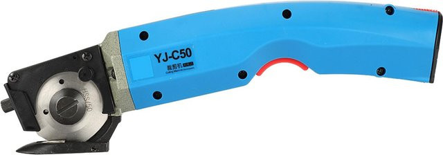 Elektrische Stoffschere Igeteck in Blau mit 35 Watt und 600 U/min zum Schneiden von Stoff und Leder - Bild 1
