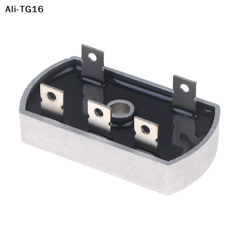AYA 3-Phasen-Diodenbrückengleichrichter SQL50A mit Aluminiumgehäuse, 50A, 1200V, Farbe: Silber - Bild 2