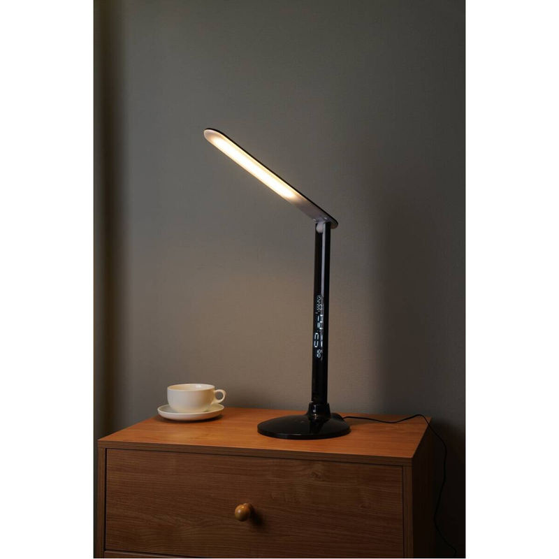 POCOline Tischleuchte Time LED Schwarz aus Kunststoff, Höhe: 50 cm - Bild 3