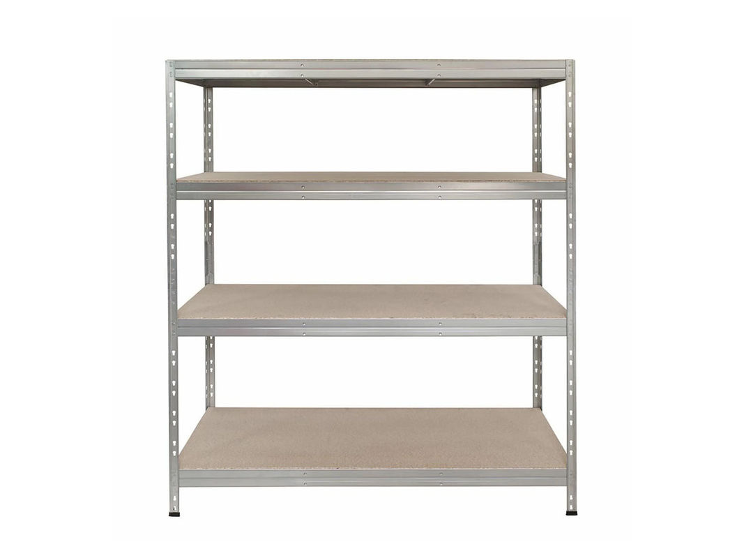 AR SHELVING Schwerlastregal RIVET mit 4 Böden, verzinkt, Farbe: Silber, H x B x T: 180 x 150 x 60 cm - Bild 3