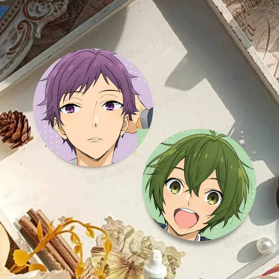 Anime Horimiya Brosche, Runde Anstecknadel - Bild 4