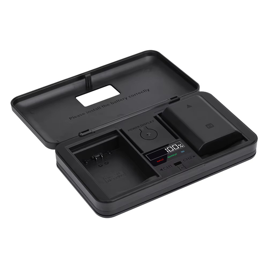PALO Akku und LCD Dual USB Ladegerät Set für Sony Alpha NP-FZ100 in Schwarz - Bild 7