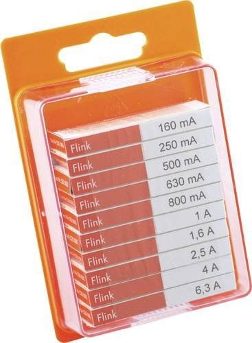 ESKA Feinsicherung-Sortiment Flink-F, Durchmesser: 5 mm, Länge: 20 mm, Inhalt: 100 Stück - Bild 1