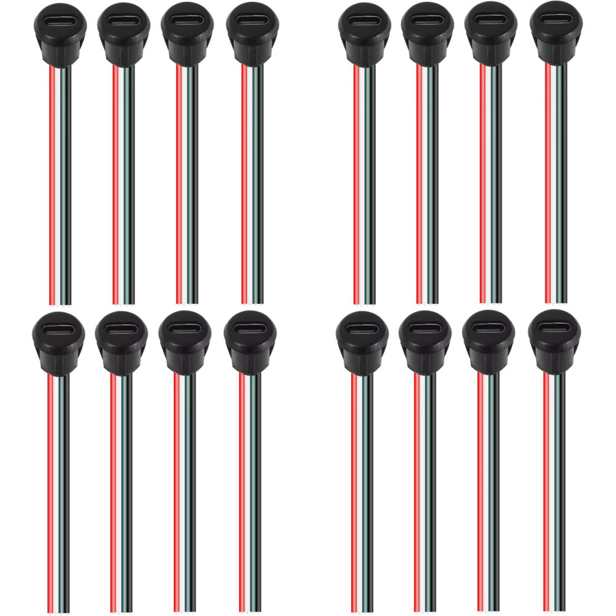 AOKIN USB-C 4-Pin Ladeanschluss Weibliche Buchse Schwarz - Bild 4