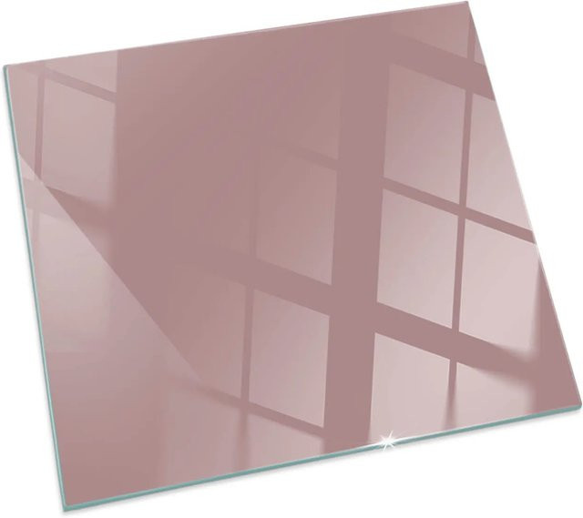 Tulup Glasbodenplatte für Kaminöfen in Rosa, B/T: 60 x 60 cm - Bild 1