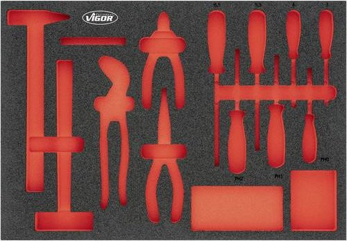 Vigour Weichschaumeinlage V5634N-L, B/T/H: 39,3 x 56,3 x 3,5 cm - Bild 1
