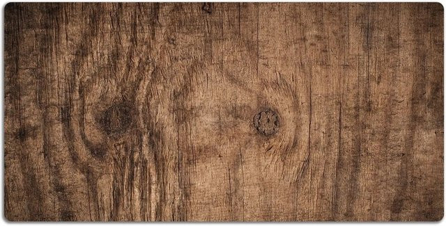 Tulup Schreibtischunterlage Altes Holz in Braun, B/T: 100 x 50 cm - Bild 1