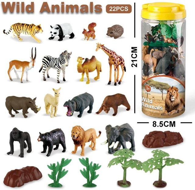 Yiran toy 1 Actionfigur Meeresbewohner Dinosaurier Insekten PVC Bunt - Bild 1
