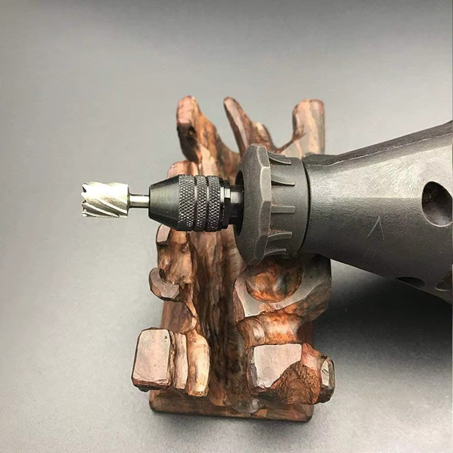Binoax 20er Set HSS Edelstahl Holzbohrer-Düsen 3 mm in Silber für Dremel-Aufsätze zur Holzbearbeitung - Bild 2
