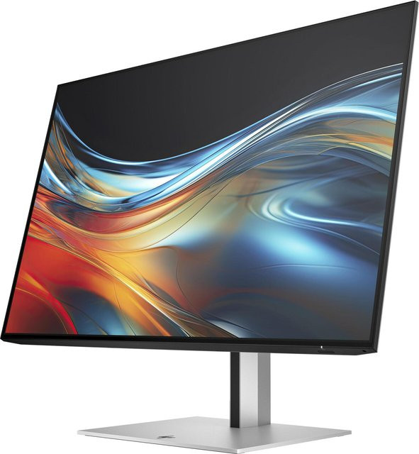HP Serie 7 Pro 24 Zoll WUXGA-Monitor 724pn IPS Display in Schwarz und Silber mit HDMI und DisplayPort - Bild 1