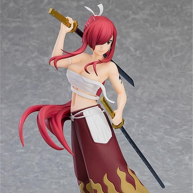 Calede Fairy Tail Erza Dämonenschwert rote Sakura Figur, bewegliches Modell - Bild 1