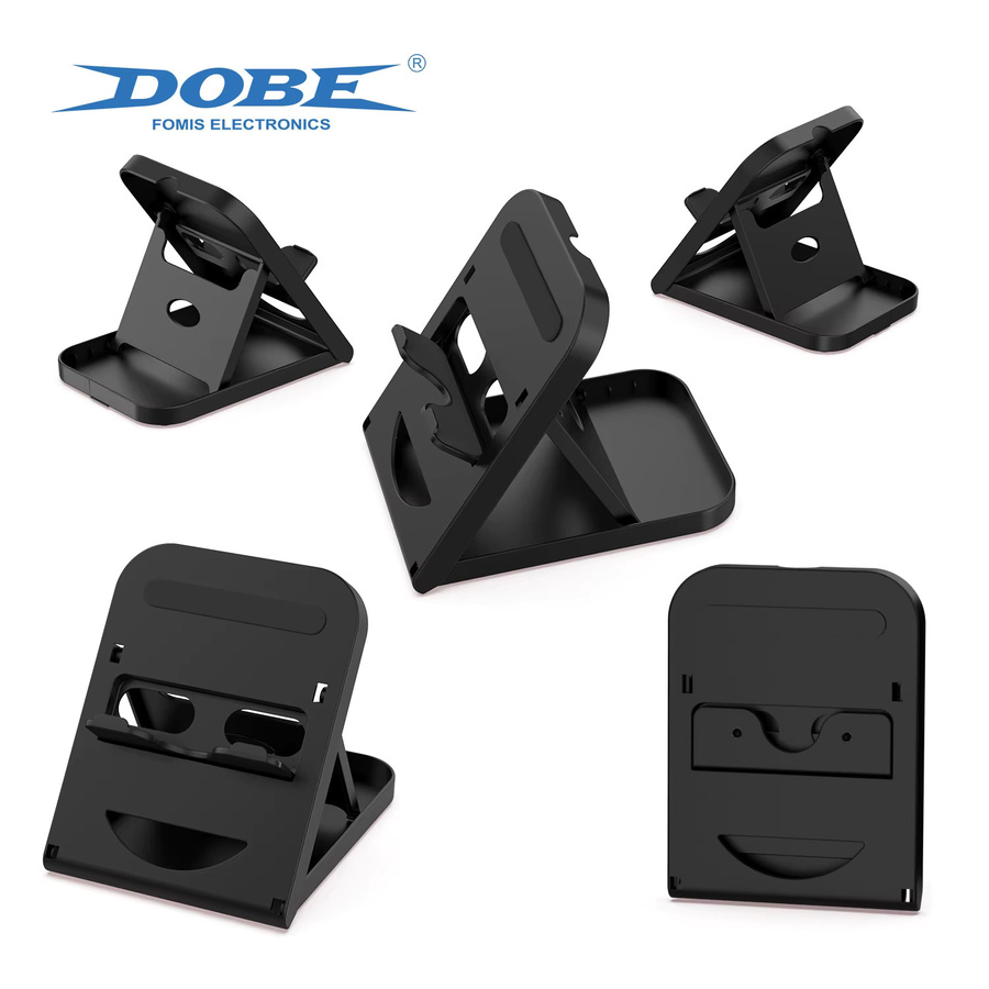 DOBE faltbarer Desktop-Ständer TNS-1788 für Nintendo Switch, Switch OLED und Switch Lite in Schwarz - Bild 3