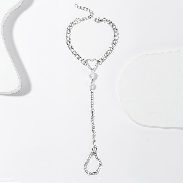 Armband Kupfer, Silber, Perle, Damen - Bild 1