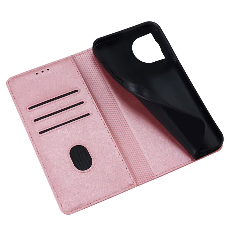 Magnetische Business Leder Brieftasche Handyhülle mit Cover Stand für OnePlus 13 12 11 10 9 8 Pro 12R 9R 10T 8T 9RT in Blau und Pink - Bild 3