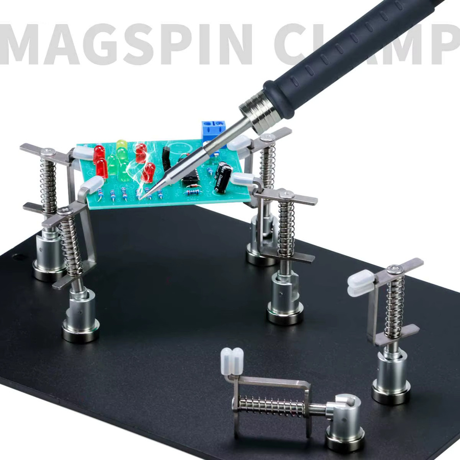 TOOKKS HZY H-07 Universal Saugfederklemme mit 90 Grad Rotation für PCB-Halterung und Platine-Lötreparatur - Bild 4