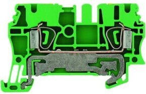 Weidmüller Schutzleiterklemme ZPE 2.5 in Grün aus Messing für 2,5qmm - Bild 1