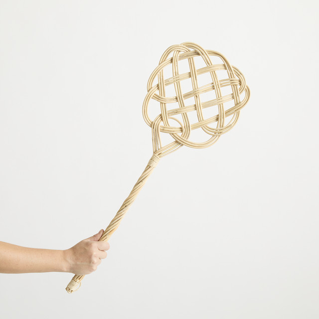 BLUME2000 Rattan Teppichklopfer in Beige - Bild 1