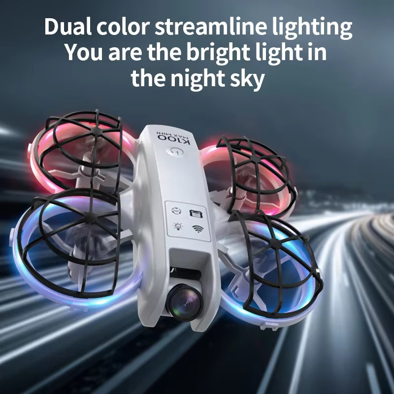 JIKEFUN K100 Max Mini RC Drohne, 4K Kamera, faltbar, bunt - Bild 4